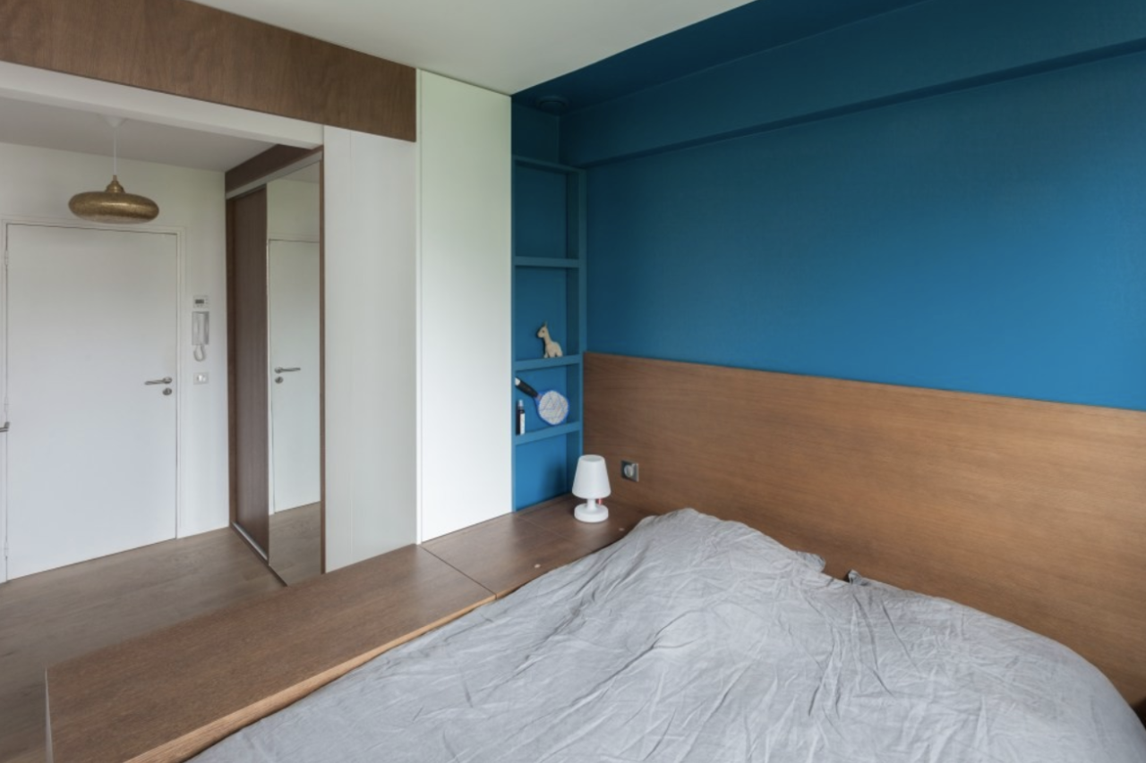 Un apartamento en París sin paredes pero muy compartimentado a partir